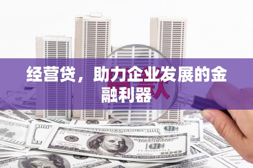 沂源经营贷，助力企业发展的金融利器