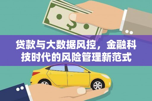 沂源贷款与大数据风控，金融科技时代的风险管理新范式