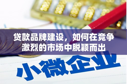 沂源贷款品牌建设，如何在竞争激烈的市场中脱颖而出