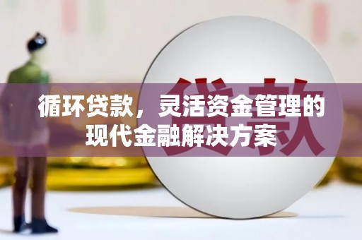 沂源循环贷款，灵活资金管理的现代金融解决方案