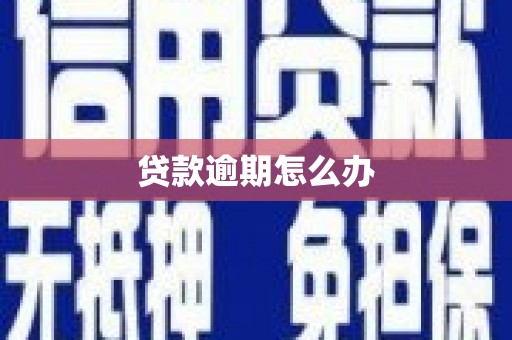 沂源贷款逾期怎么办