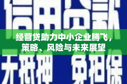 沂源经营贷助力中小企业腾飞，策略、风险与未来展望