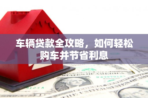 沂源车辆贷款全攻略，如何轻松购车并节省利息