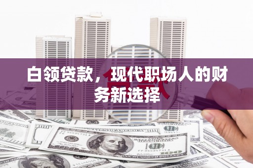 沂源白领贷款，现代职场人的财务新选择