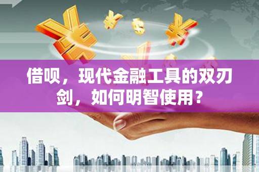 沂源借呗，现代金融工具的双刃剑，如何明智使用？
