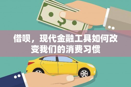 沂源借呗，现代金融工具如何改变我们的消费习惯