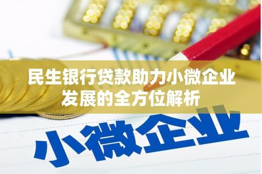 沂源民生银行贷款助力小微企业发展的全方位解析