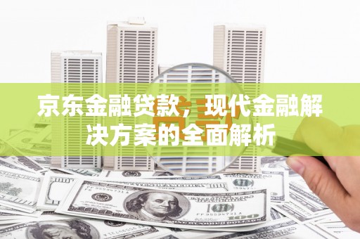 沂源京东金融贷款，现代金融解决方案的全面解析