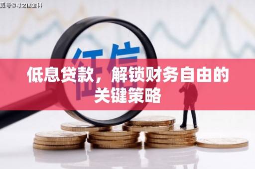沂源低息贷款，解锁财务自由的关键策略