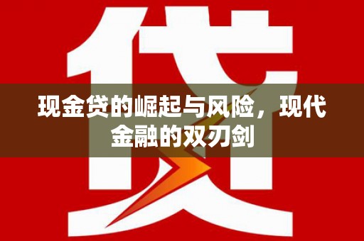沂源现金贷的崛起与风险，现代金融的双刃剑