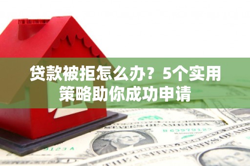 沂源贷款被拒怎么办？5个实用策略助你成功申请