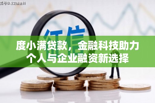 沂源度小满贷款，金融科技助力个人与企业融资新选择