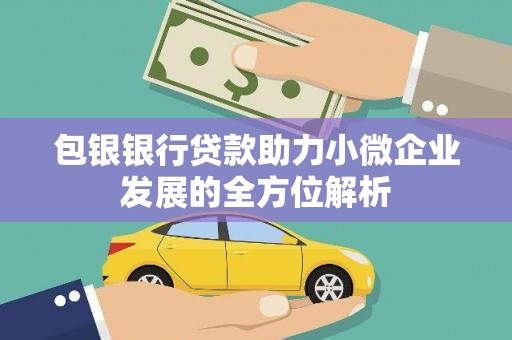 沂源包银银行贷款助力小微企业发展的全方位解析