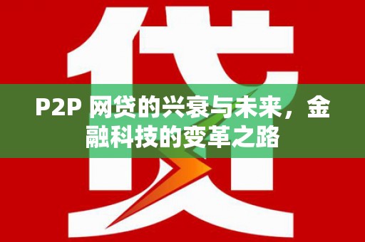 沂源P2P 网贷的兴衰与未来，金融科技的变革之路
