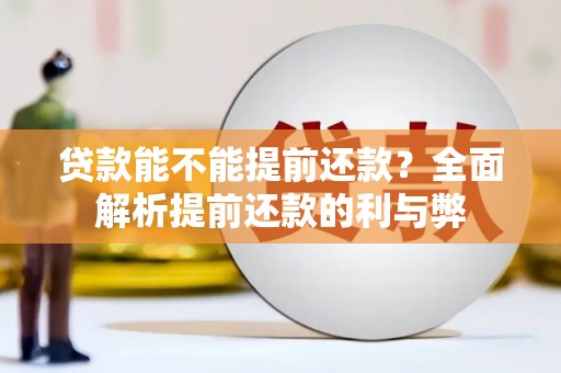 沂源贷款能不能提前还款？全面解析提前还款的利与弊