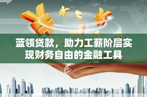沂源蓝领贷款，助力工薪阶层实现财务自由的金融工具