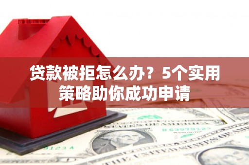 沂源贷款被拒怎么办？5个实用策略助你成功申请