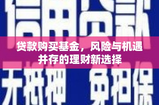 沂源贷款购买基金，风险与机遇并存的理财新选择