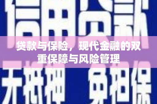 沂源贷款与保险，现代金融的双重保障与风险管理