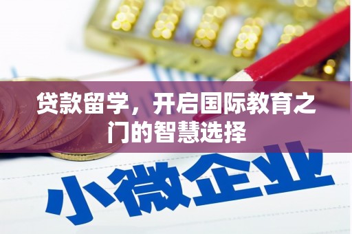 沂源贷款留学，开启国际教育之门的智慧选择