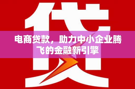 沂源电商贷款，助力中小企业腾飞的金融新引擎