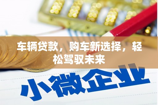 沂源车辆贷款，购车新选择，轻松驾驭未来
