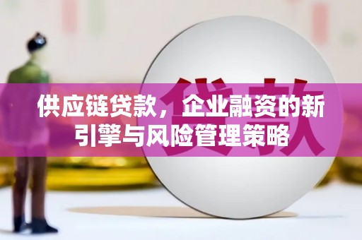 沂源供应链贷款，企业融资的新引擎与风险管理策略