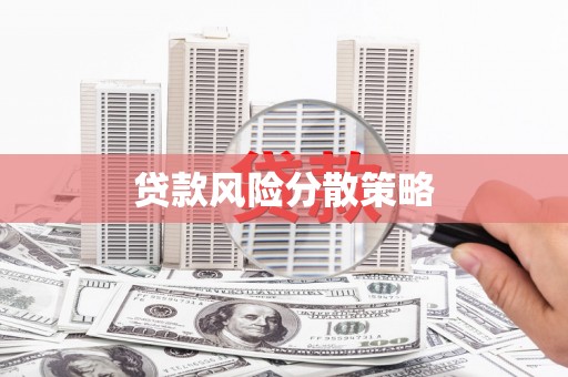 沂源贷款风险分散策略
