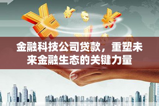 沂源金融科技公司贷款，重塑未来金融生态的关键力量