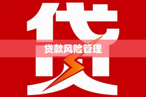 沂源贷款风险管理