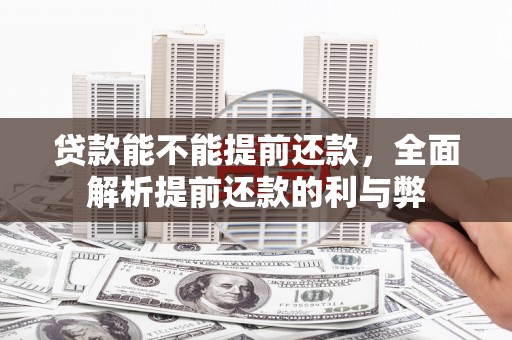 沂源贷款能不能提前还款，全面解析提前还款的利与弊