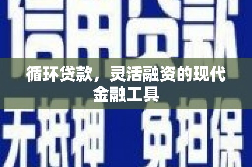 沂源循环贷款，灵活融资的现代金融工具